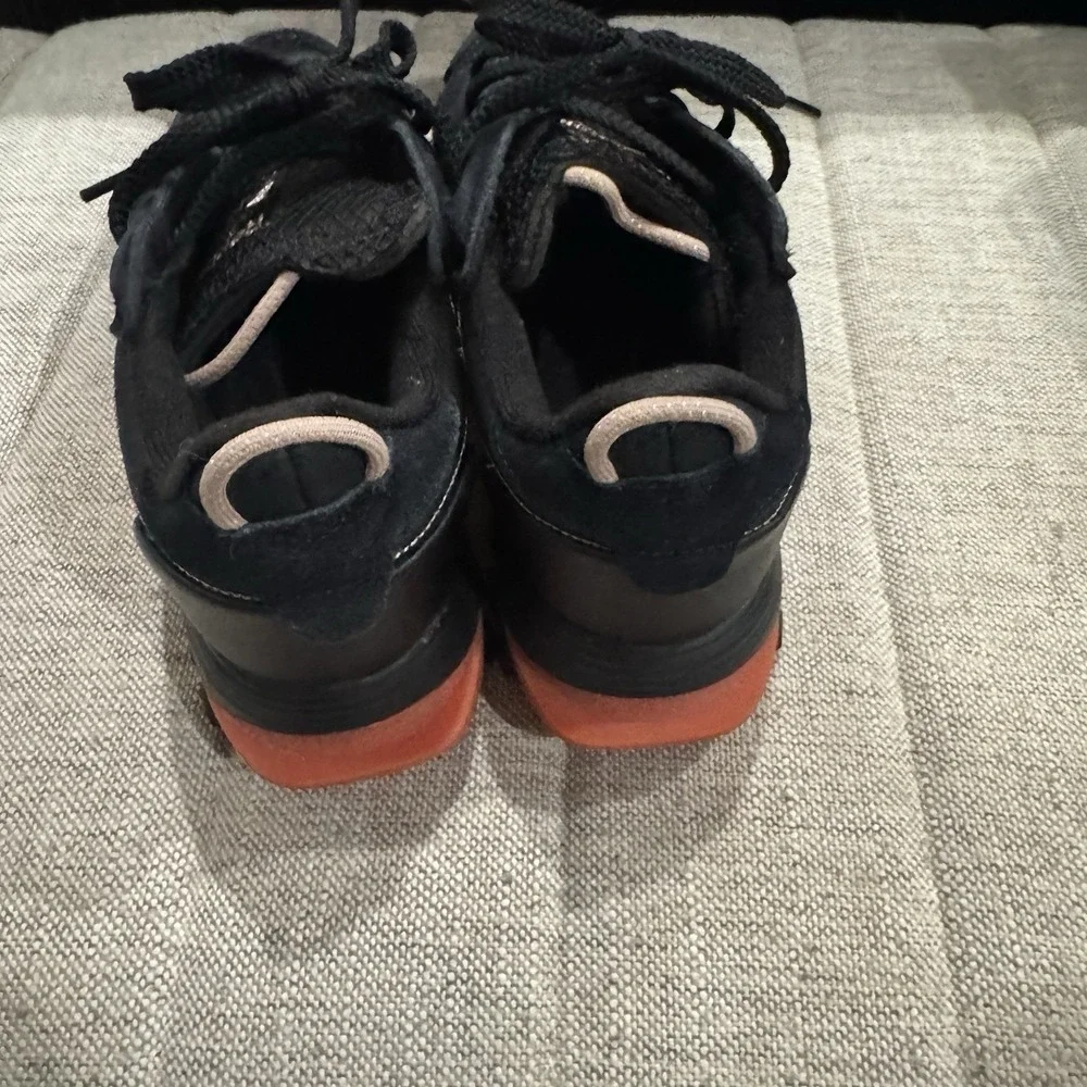 Cardi B x Reebok Classic Leather Core Black Fiery Orange Shoe Sneaker GY5925 9.5